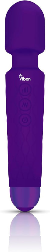 Viben Tempest 20 Function Travel Body Wand Massager Violet - - Body Wands